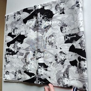 Jo-Ann Fabrics 1920's Flapper Girl Cotton Fabric Piece 28" X 44" Sewing Quilting